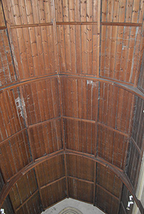 The chancel roof September 2014